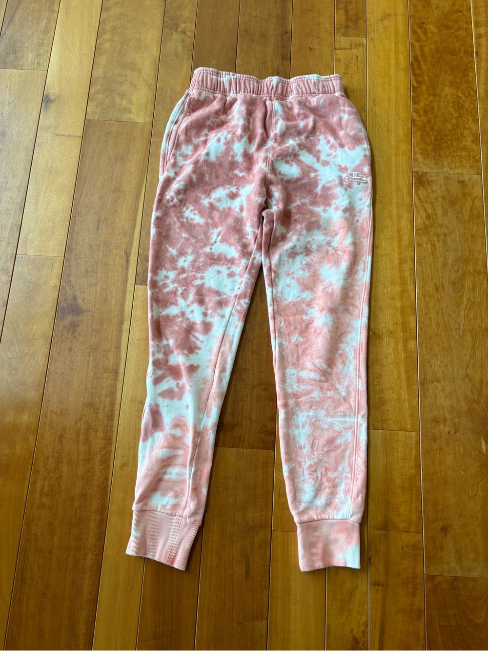 Women’s Orange champion Tie-Dye Jogger sweatpants Bottoms good condition
